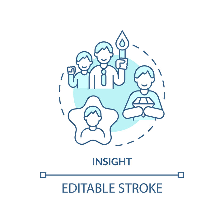 Diversity and inclusion concept icons bundle