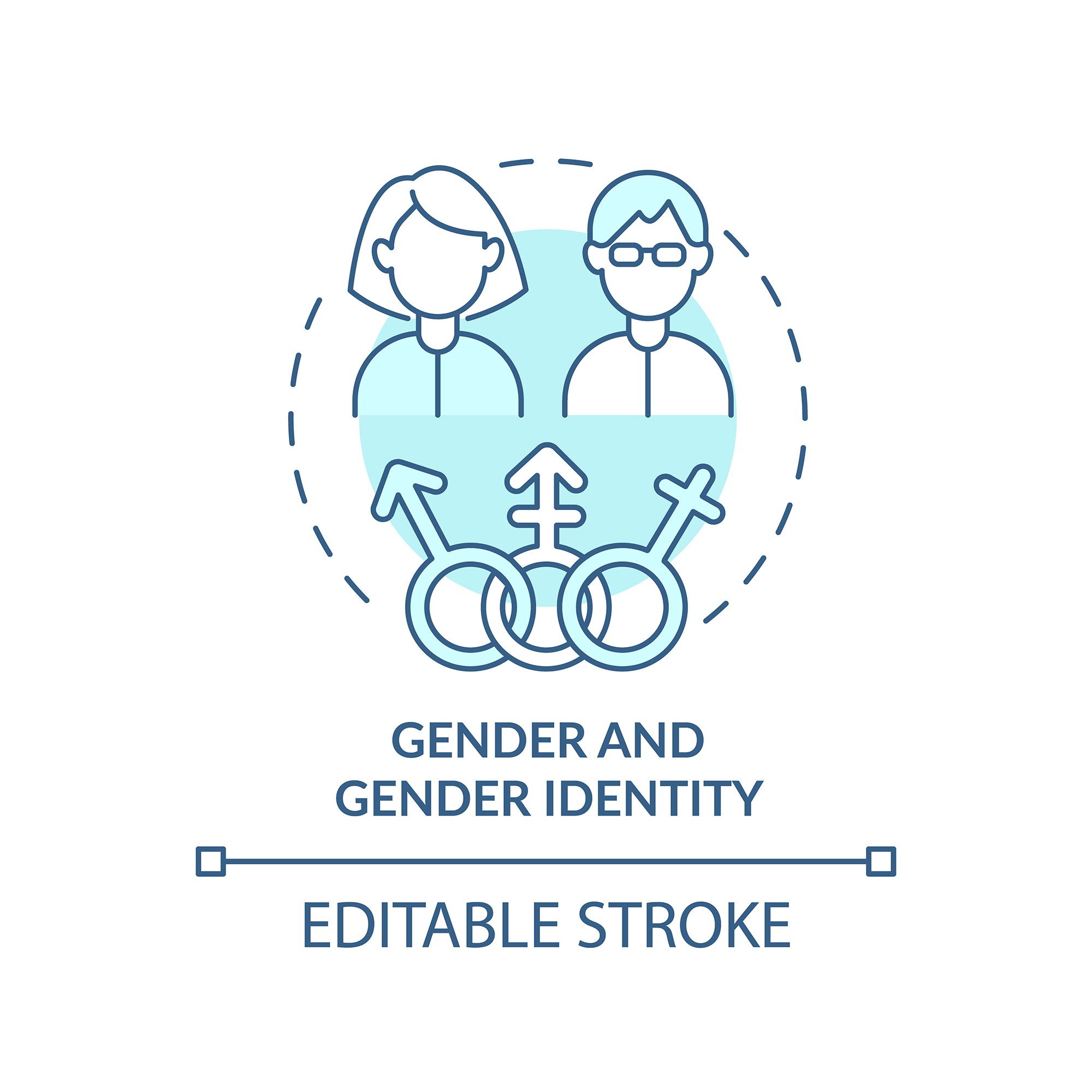 Diversity and inclusion concept icons bundle