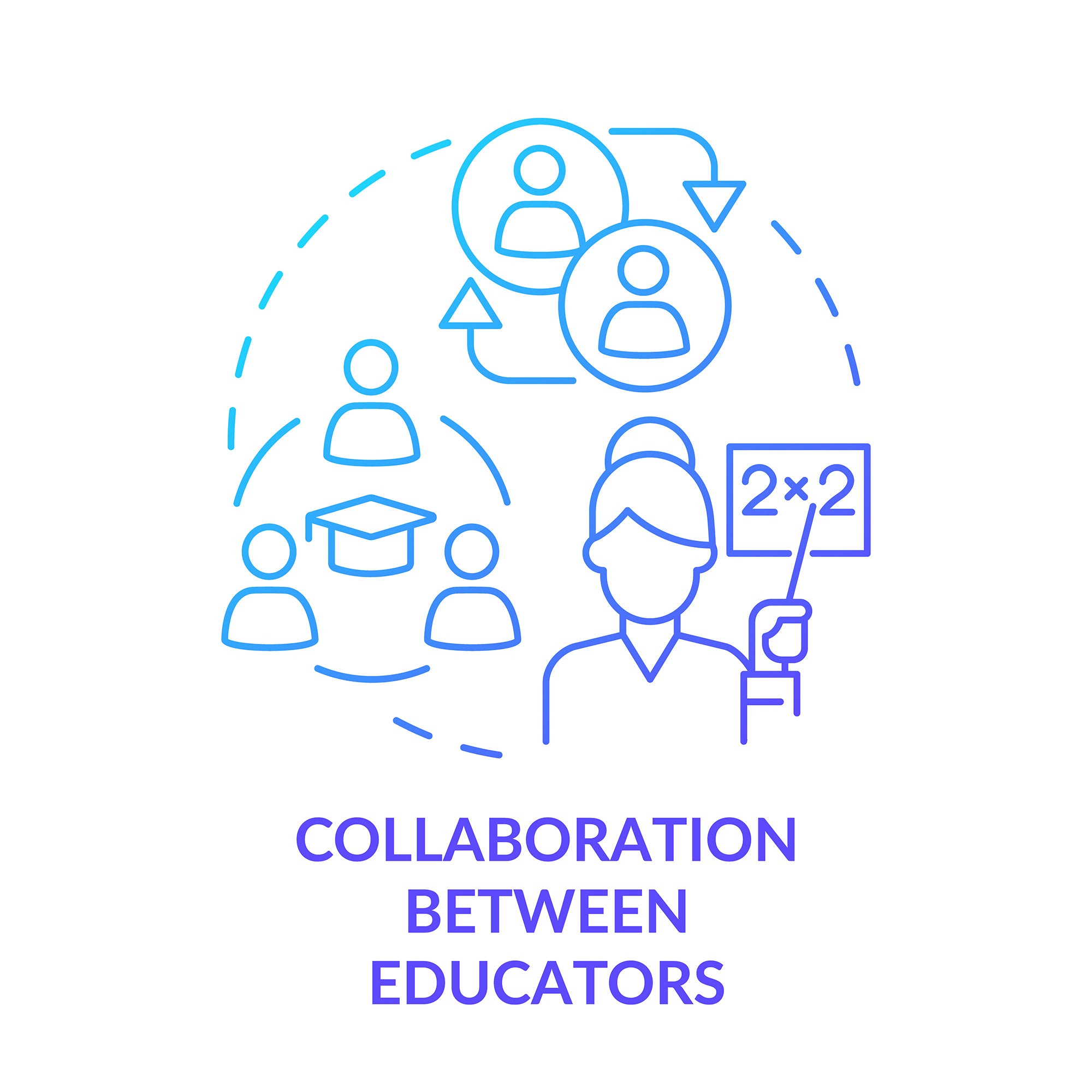 Diversity and inclusion concept icons bundle