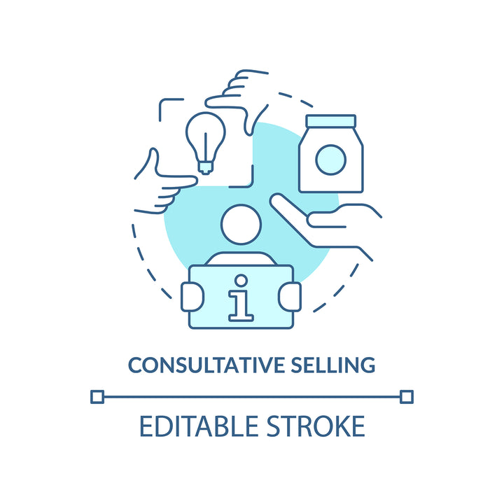 Sales trends concept icons bundle