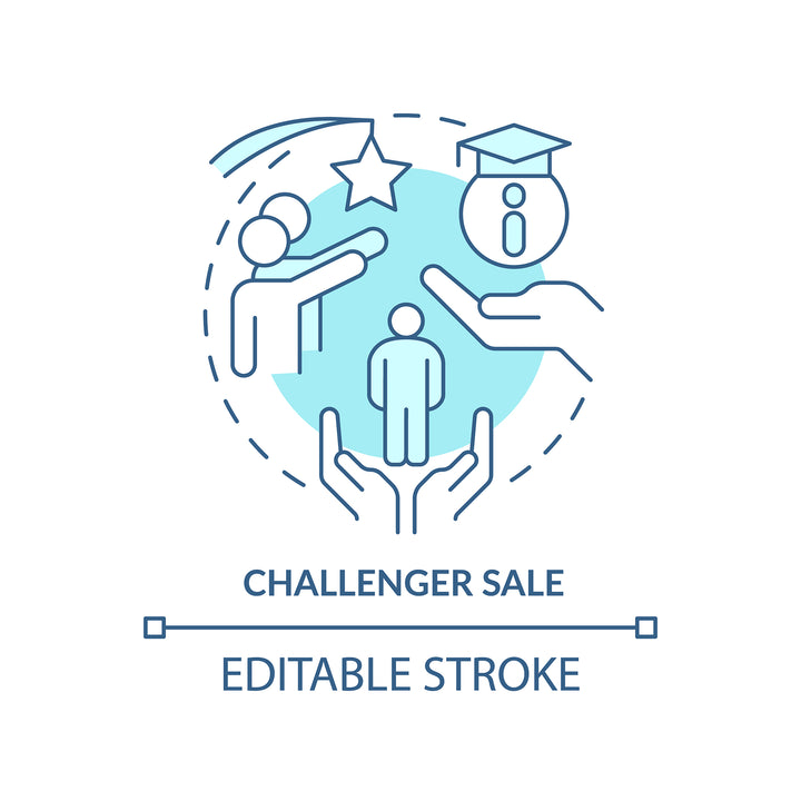 Sales trends concept icons bundle