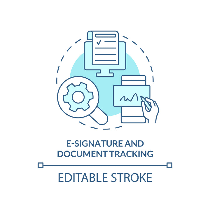 Sales trends concept icons bundle