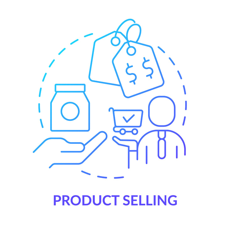 Sales trends concept icons bundle