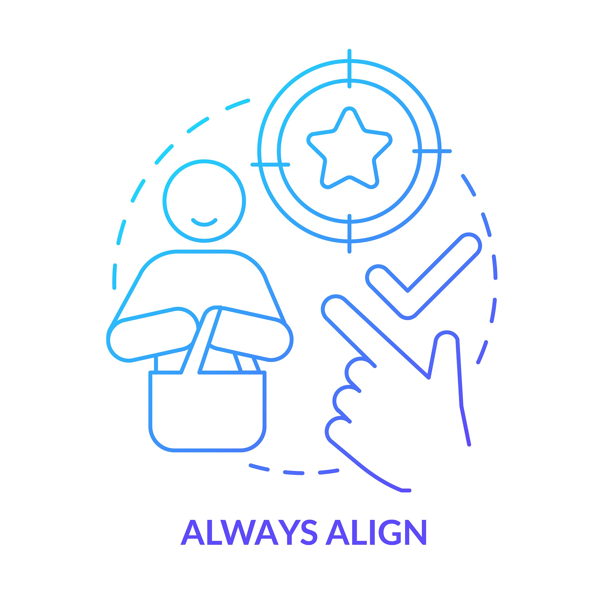 Sales trends concept icons bundle