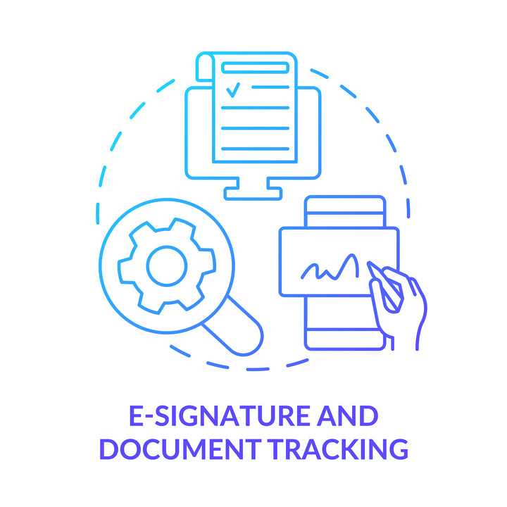 Sales trends concept icons bundle