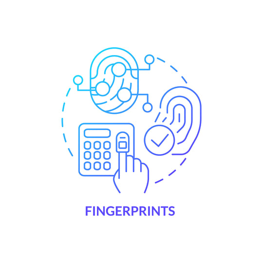 Digital identity concept icons bundle