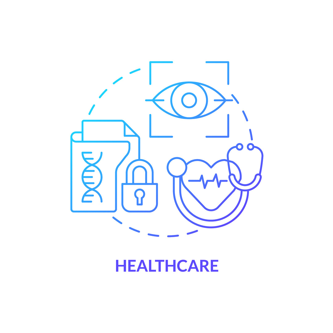 Digital identity concept icons bundle