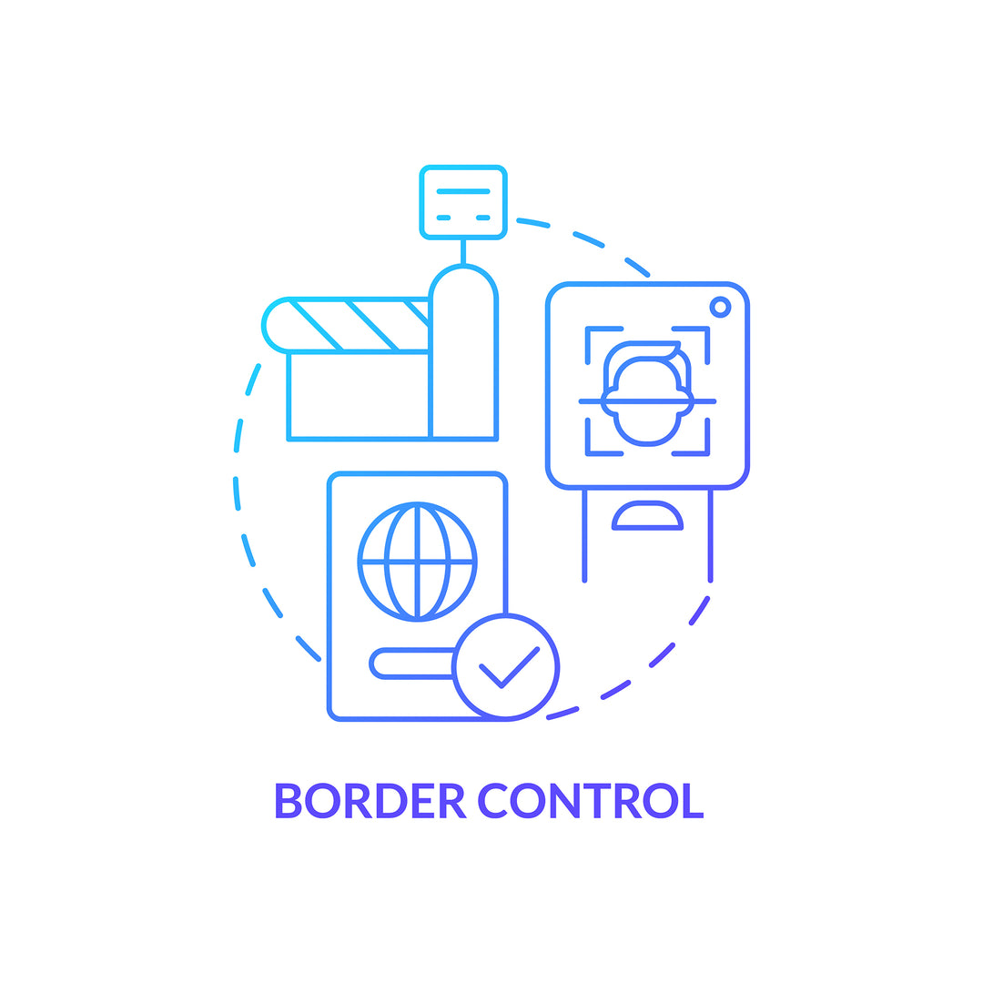 Digital identity concept icons bundle