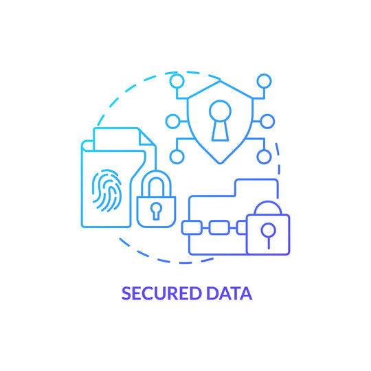 Digital identity concept icons bundle