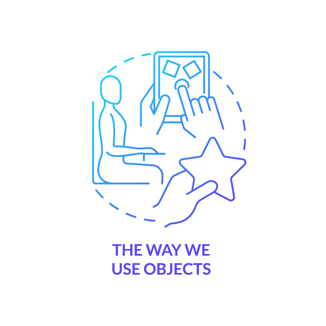 Digital identity concept icons bundle
