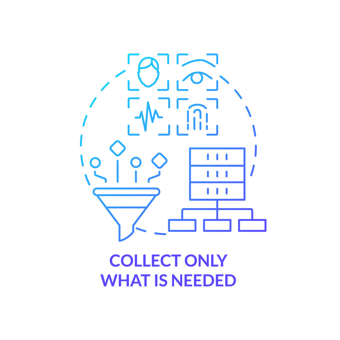Digital identity concept icons bundle