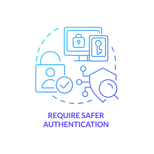 Digital identity concept icons bundle