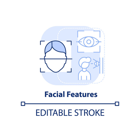 Digital identity concept icons bundle