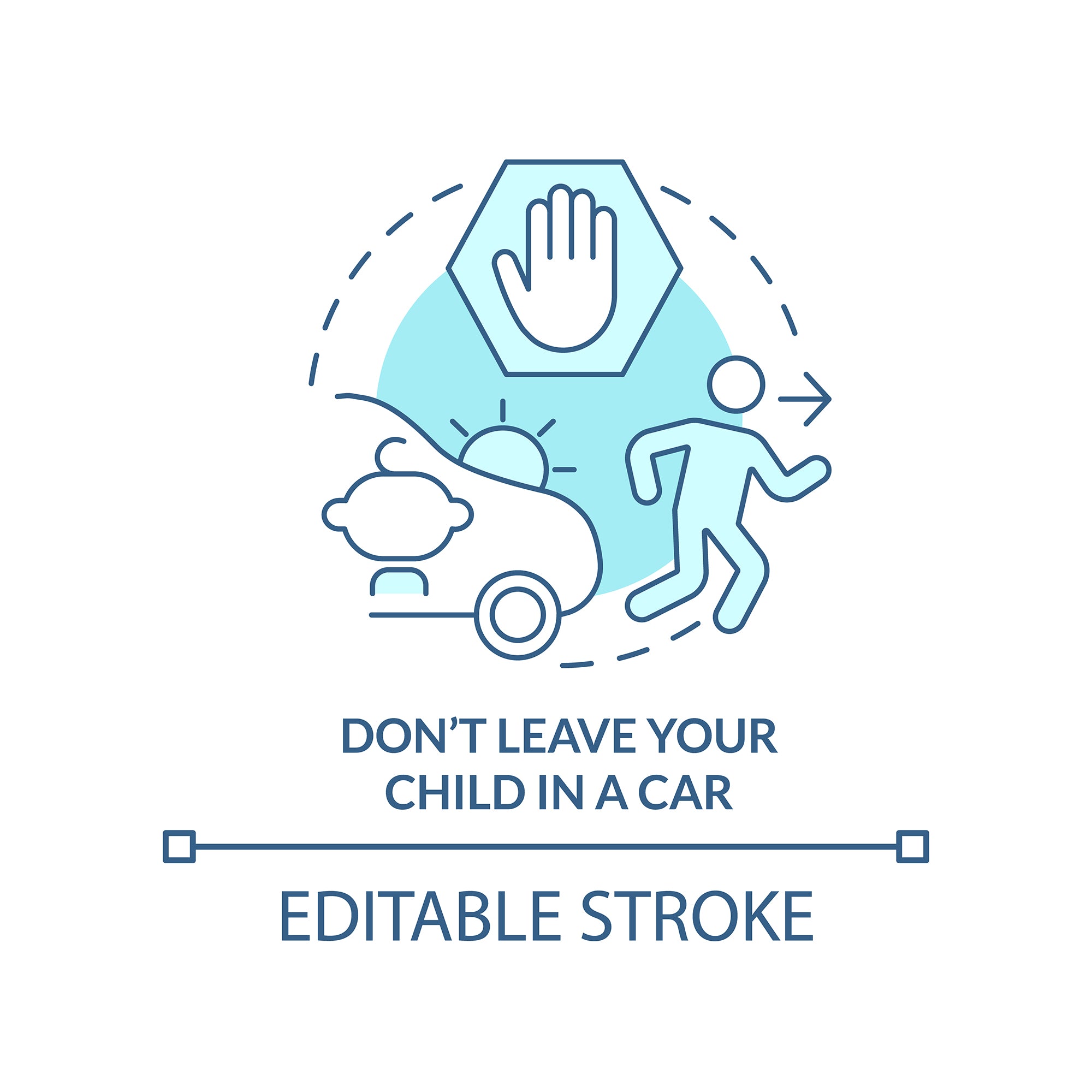 Road trip tips concept icons bundle
