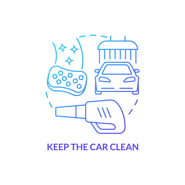 Road trip tips concept icons bundle