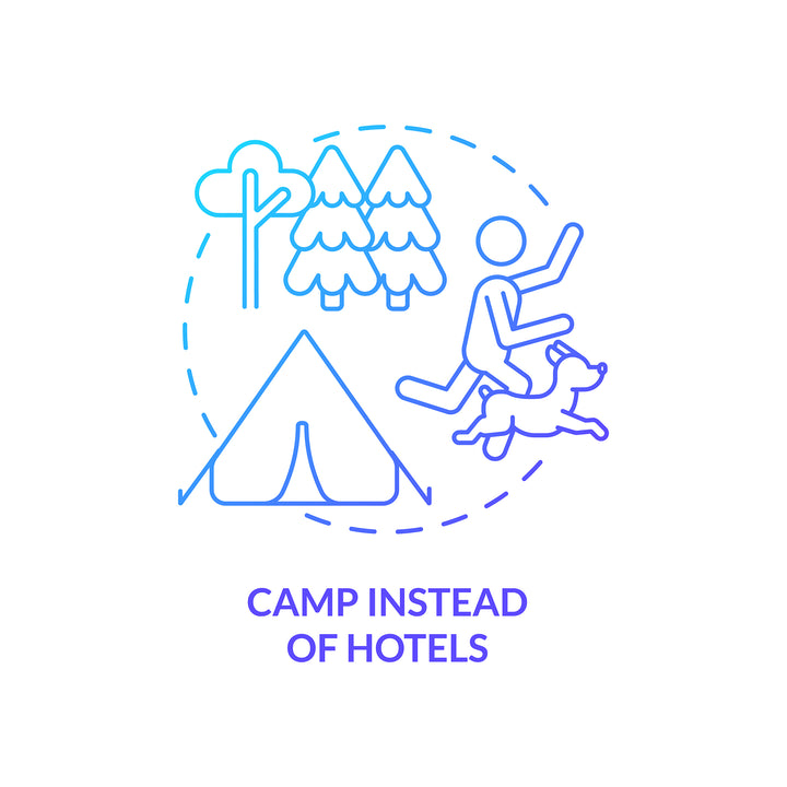 Road trip tips concept icons bundle
