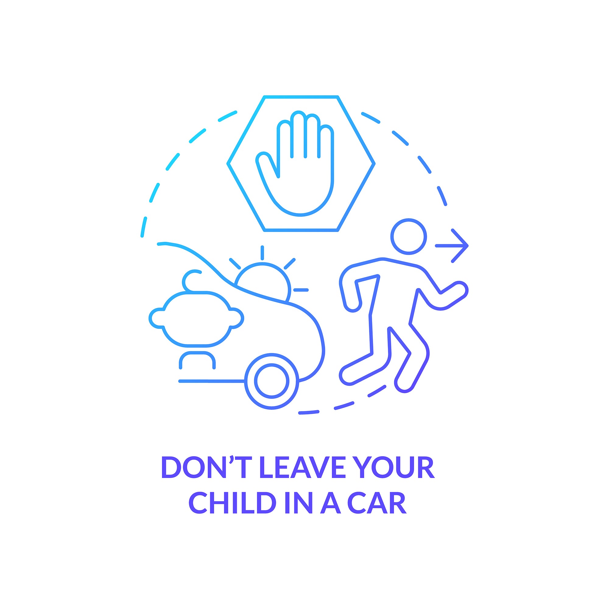 Road trip tips concept icons bundle