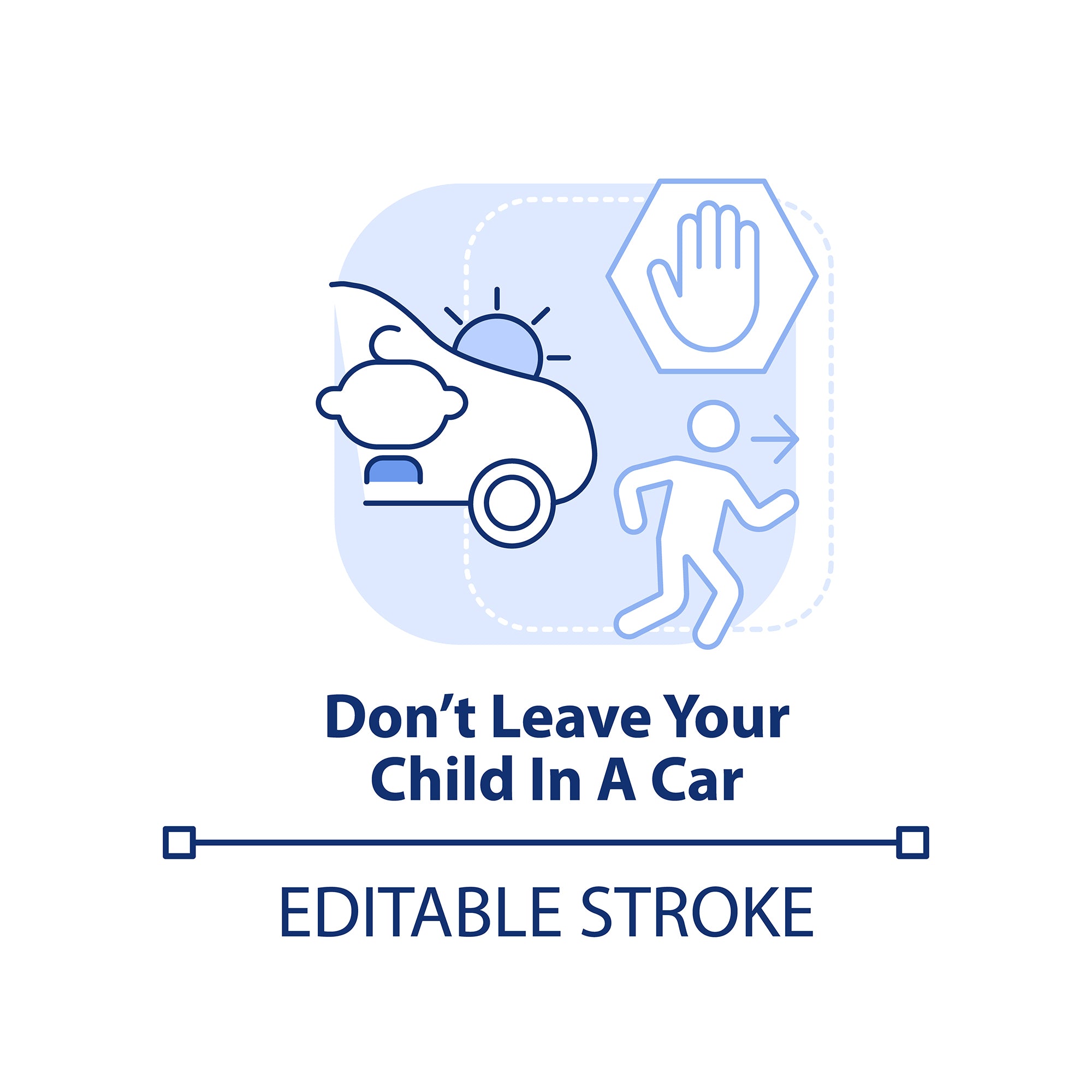 Road trip tips concept icons bundle