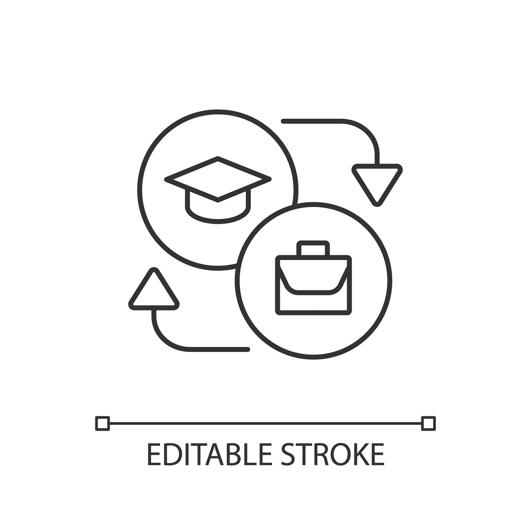 Saving linear icons set
