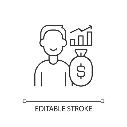 Saving linear icons set