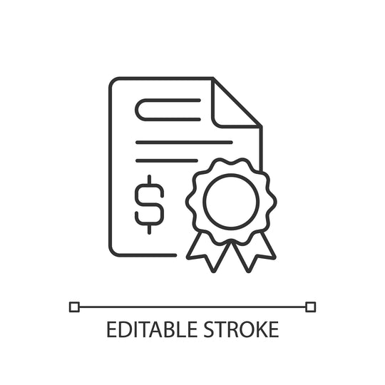 Saving linear icons set