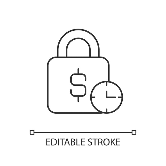 Saving linear icons set