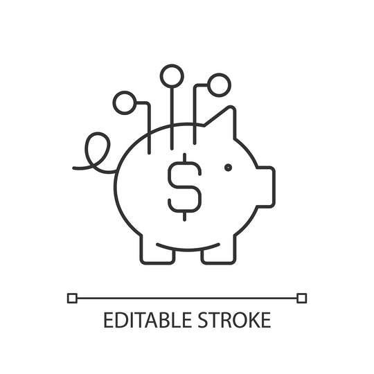 Saving linear icons set