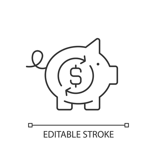 Saving linear icons set