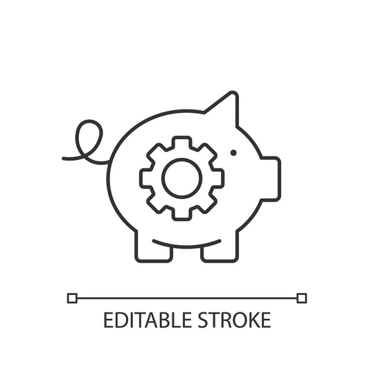 Saving linear icons set