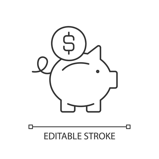 Saving linear icons set
