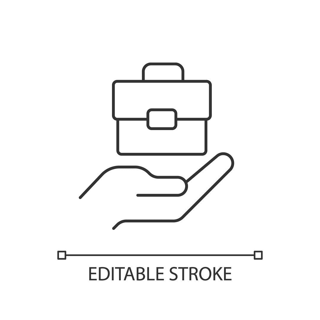 Saving linear icons set