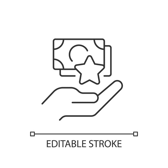 Saving linear icons set