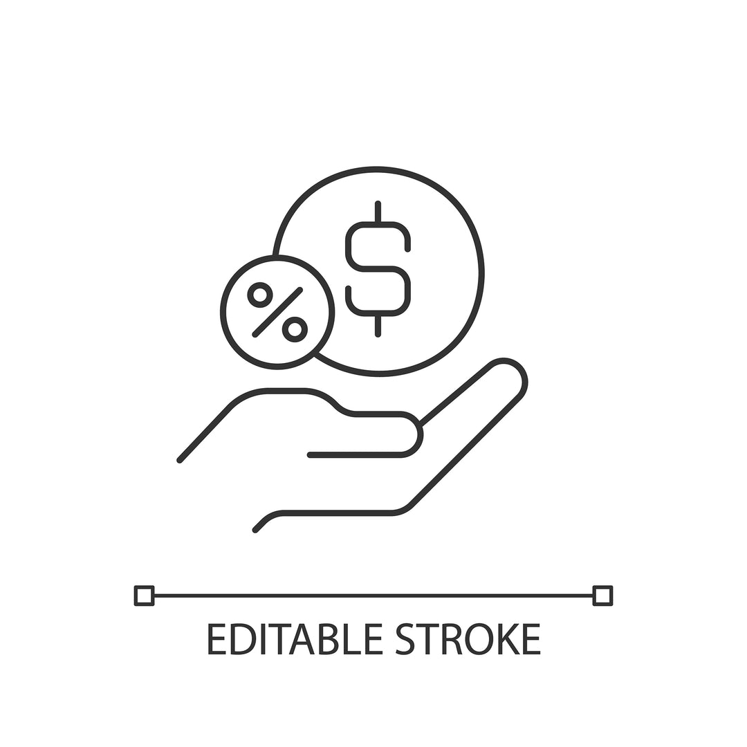 Saving linear icons set