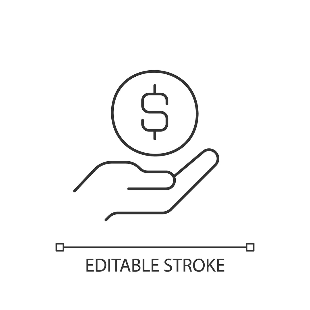 Saving linear icons set