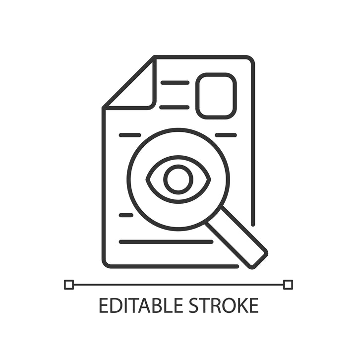 Learning modern professions linear icons set