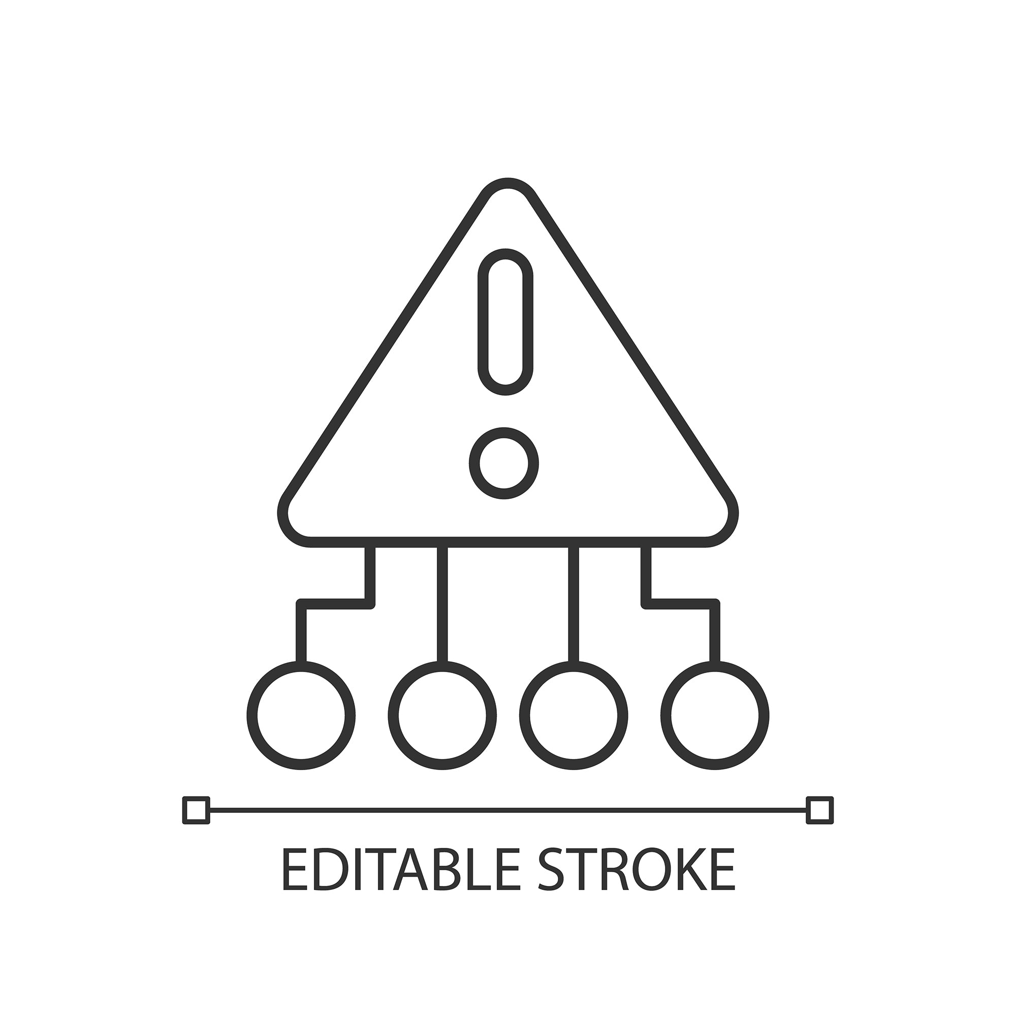 Learning modern professions linear icons set