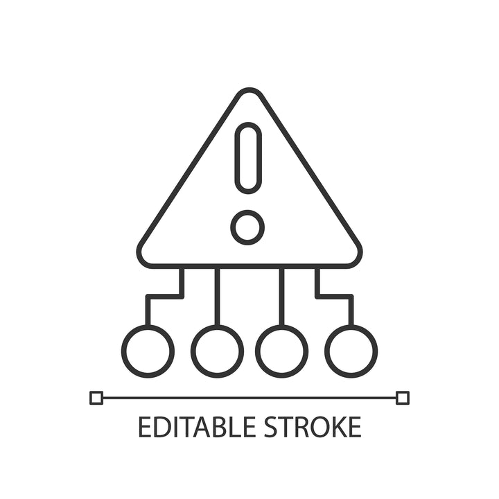 Learning modern professions linear icons set