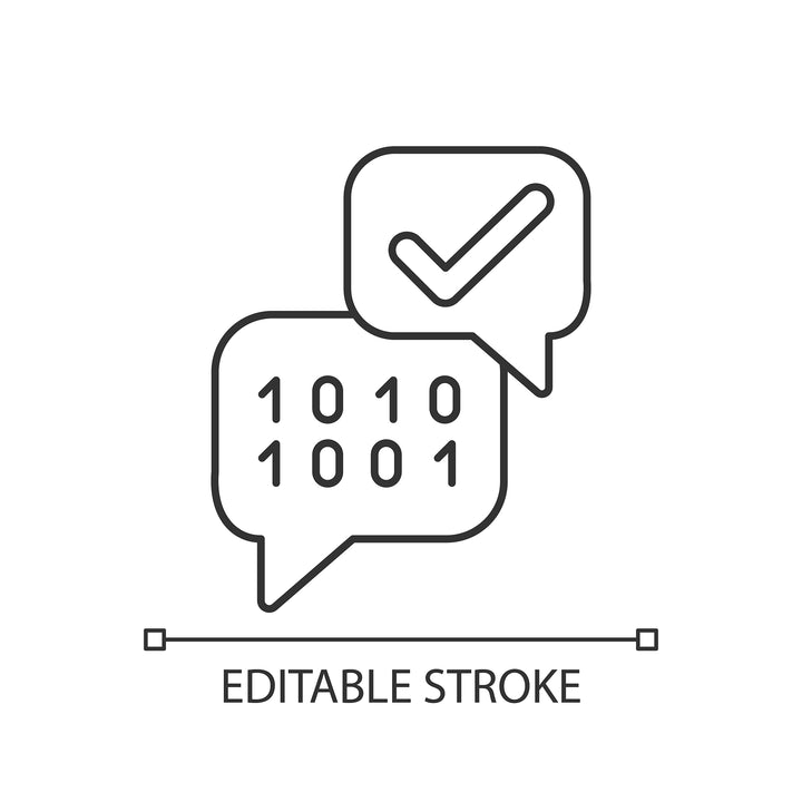 Learning modern professions linear icons set