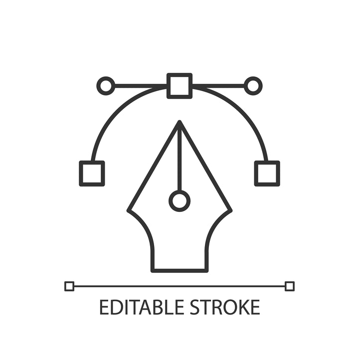 Learning modern professions linear icons set