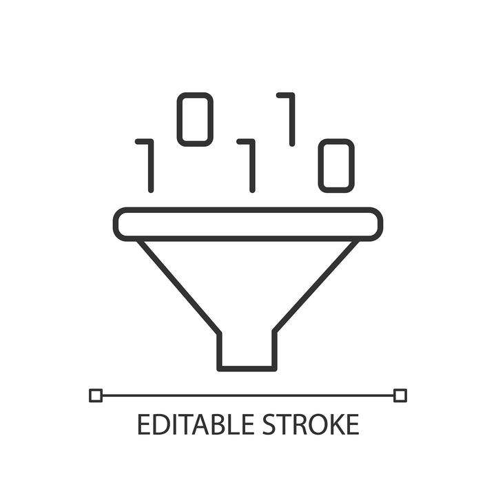 Learning modern professions linear icons set