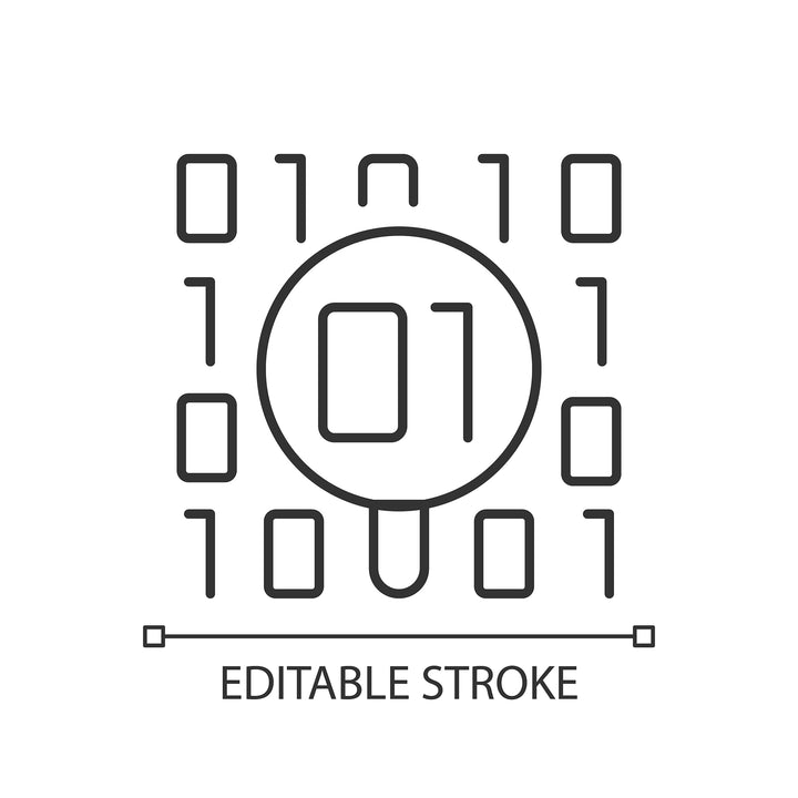 Learning modern professions linear icons set