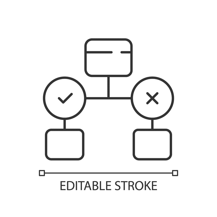 Learning modern professions linear icons set