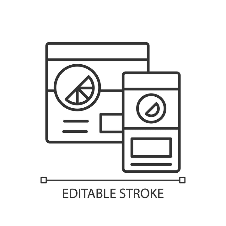 Learning modern professions linear icons set