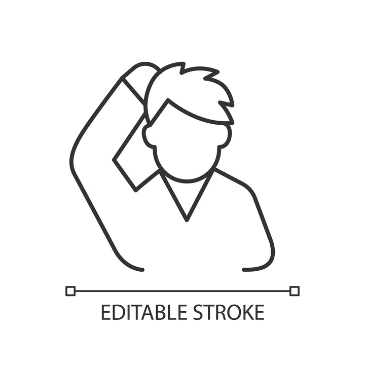 Learning modern professions linear icons set