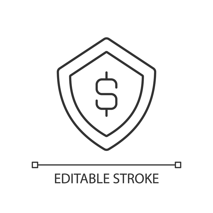 Organizational ethics linear icons set