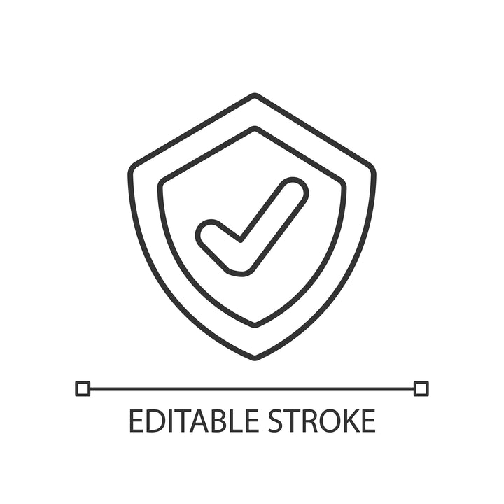 Organizational ethics linear icons set