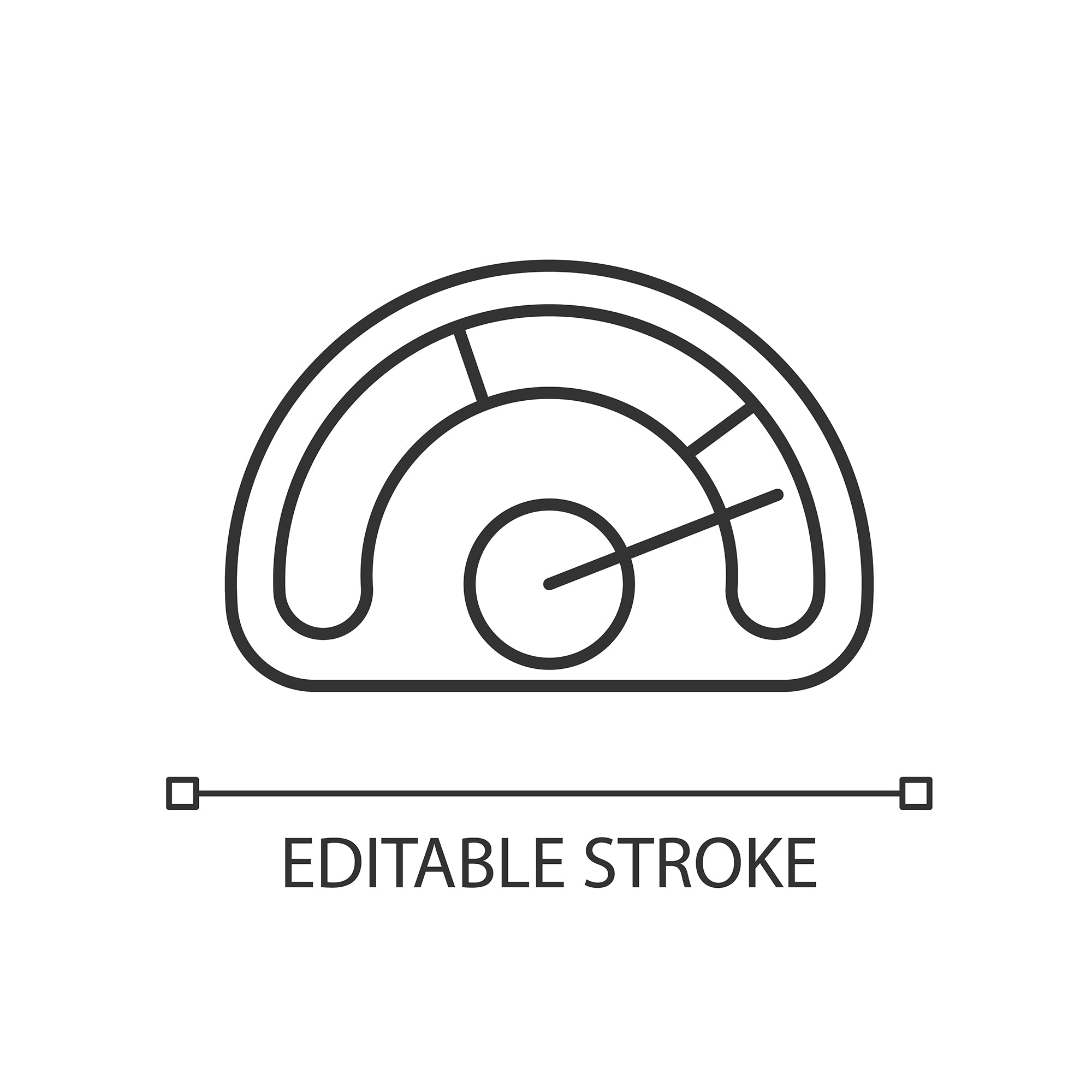 Organizational ethics linear icons set