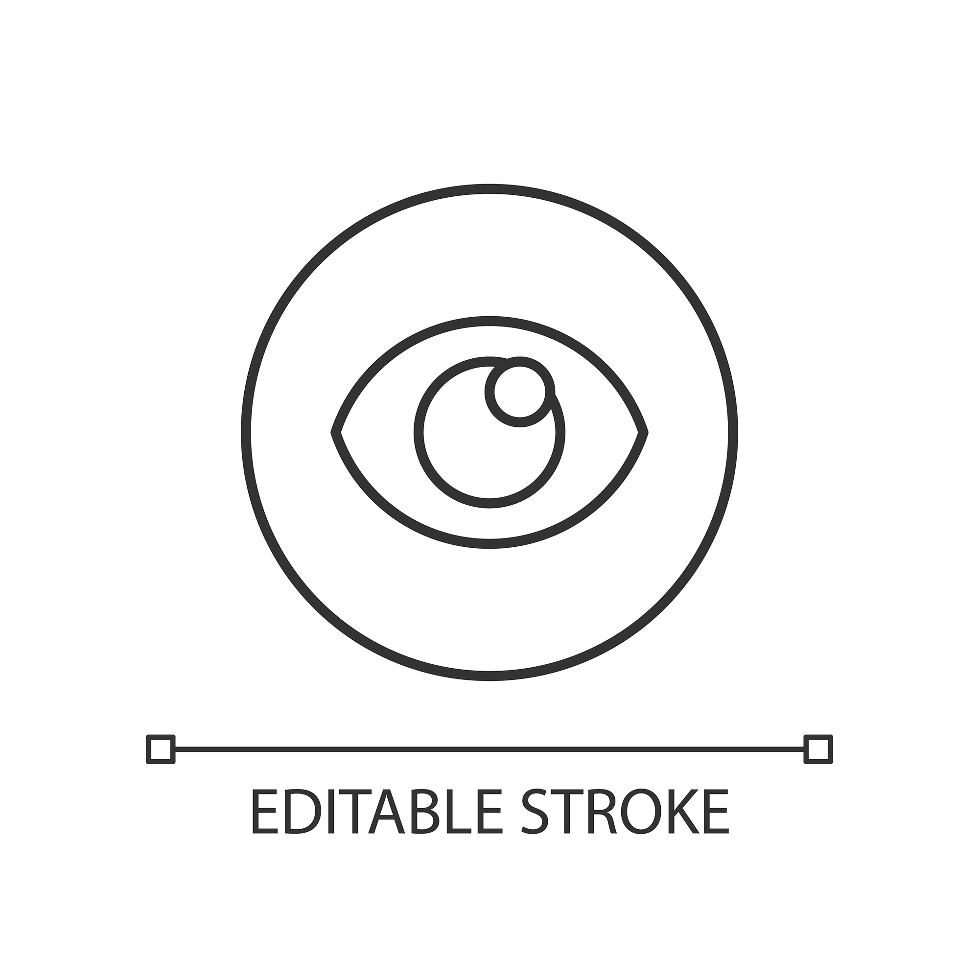 Organizational ethics linear icons set