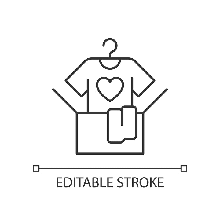 Organizational ethics linear icons set