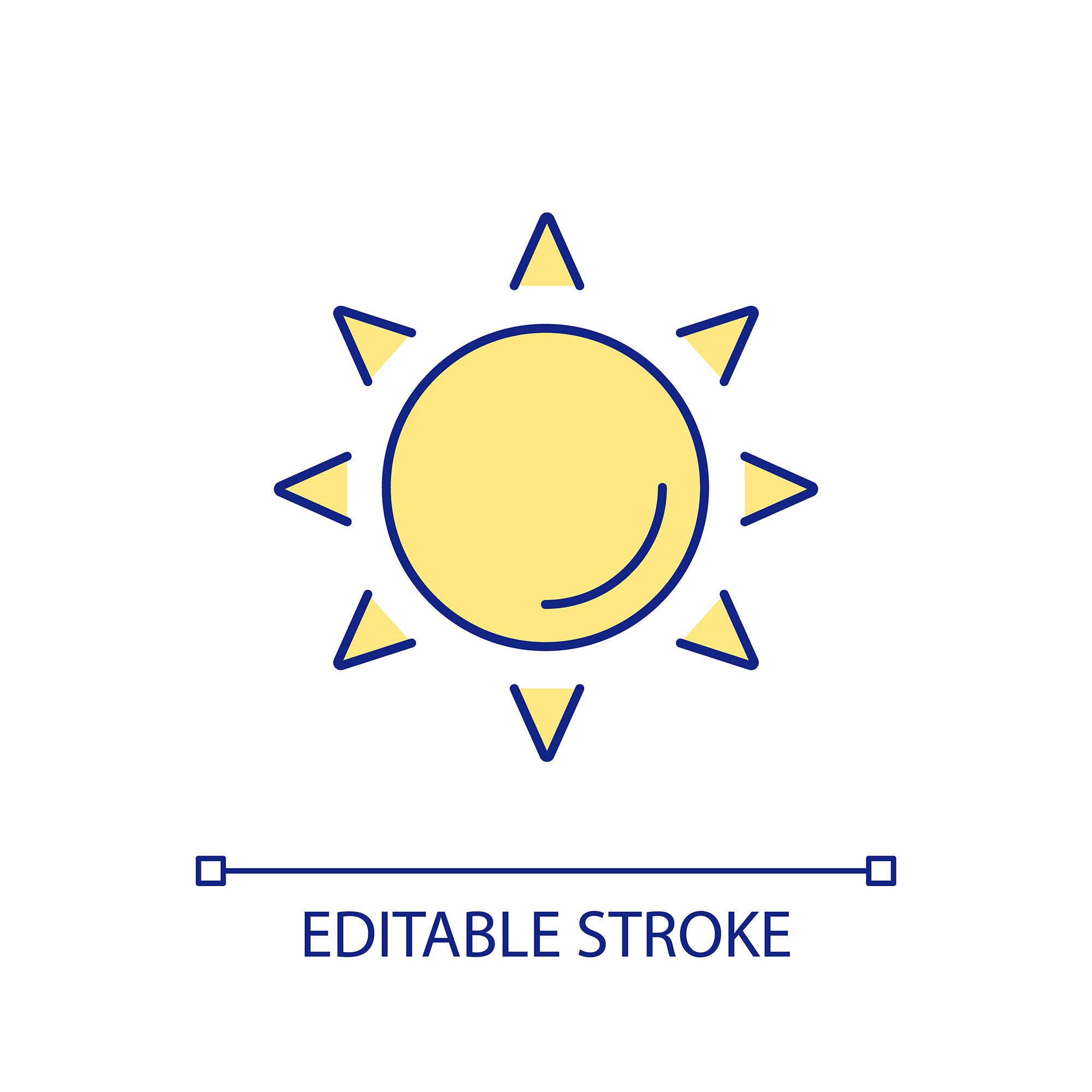 Energy efficiency RGB color icons set